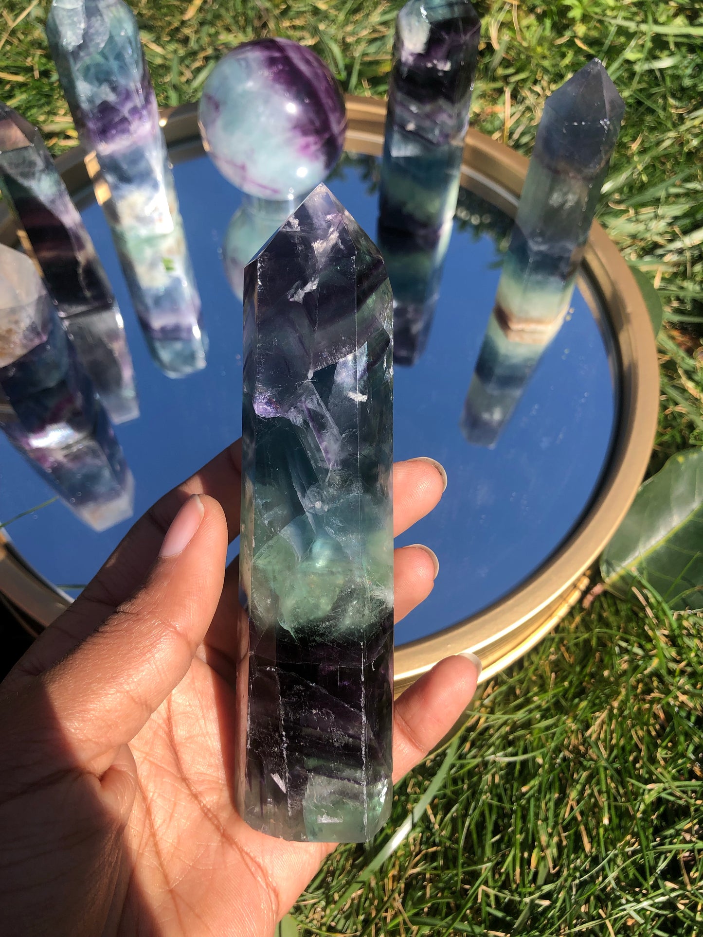 Rainbow Flourite Towers