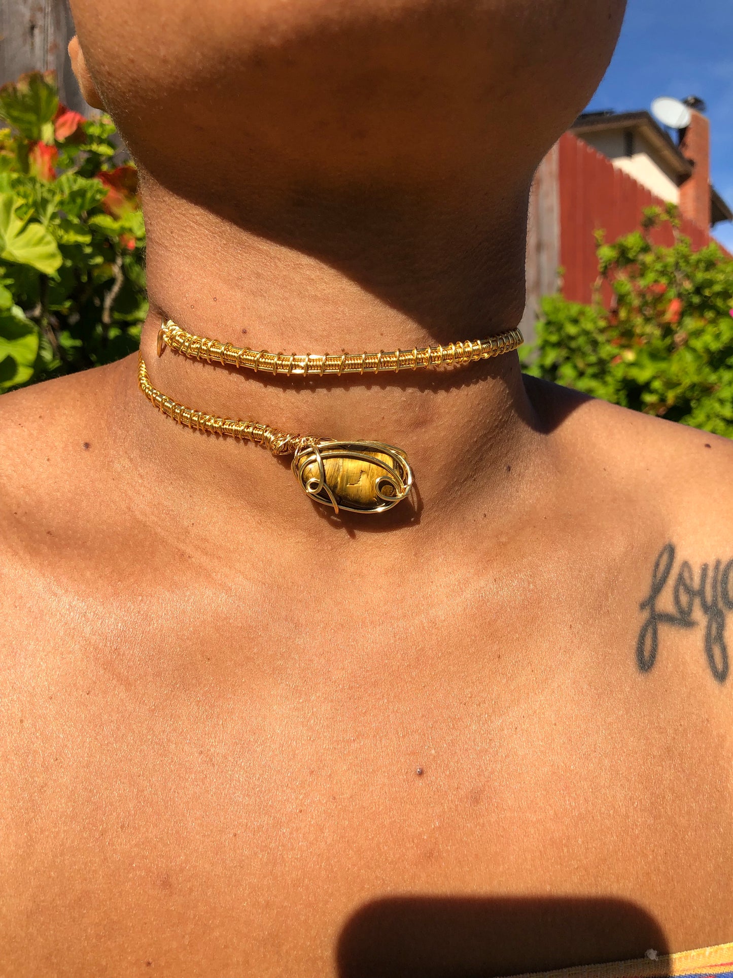 Tiger Eye Choker