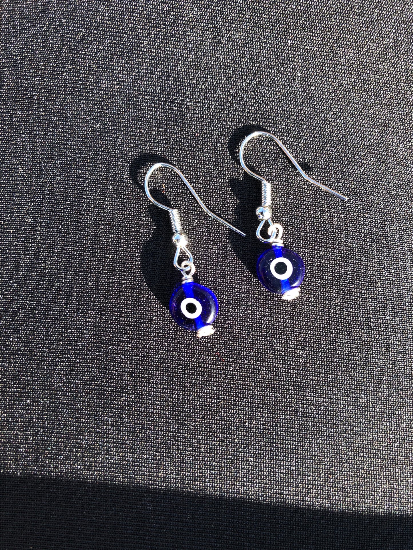 Evil eye earrings