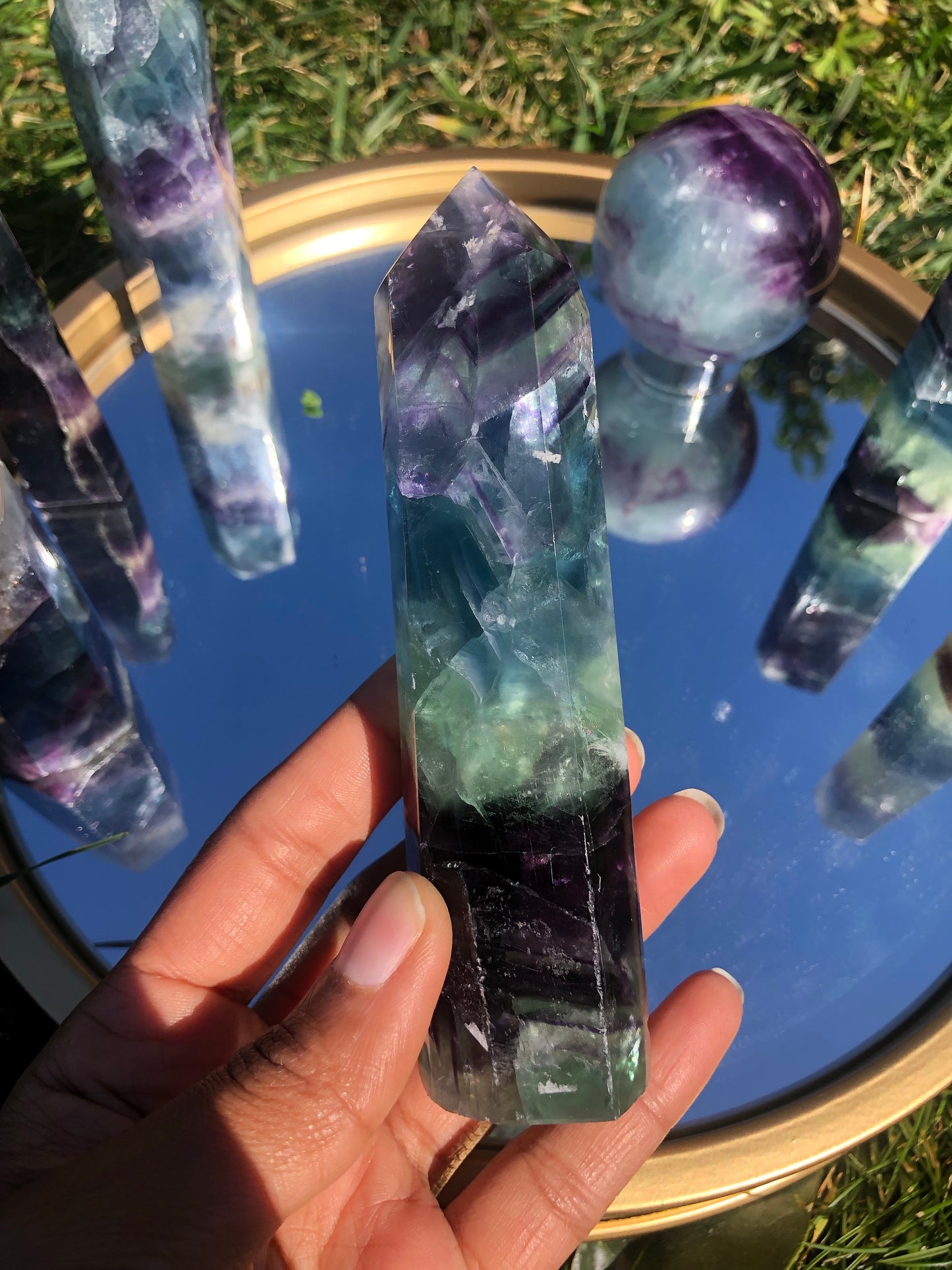 Rainbow Flourite Towers