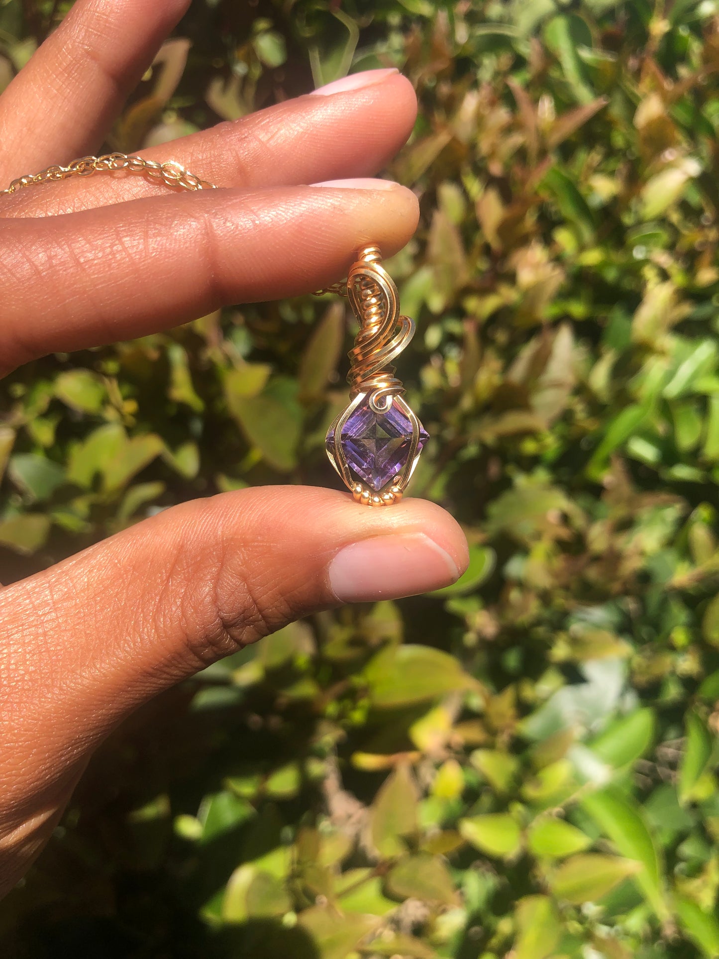 Amethyst necklace