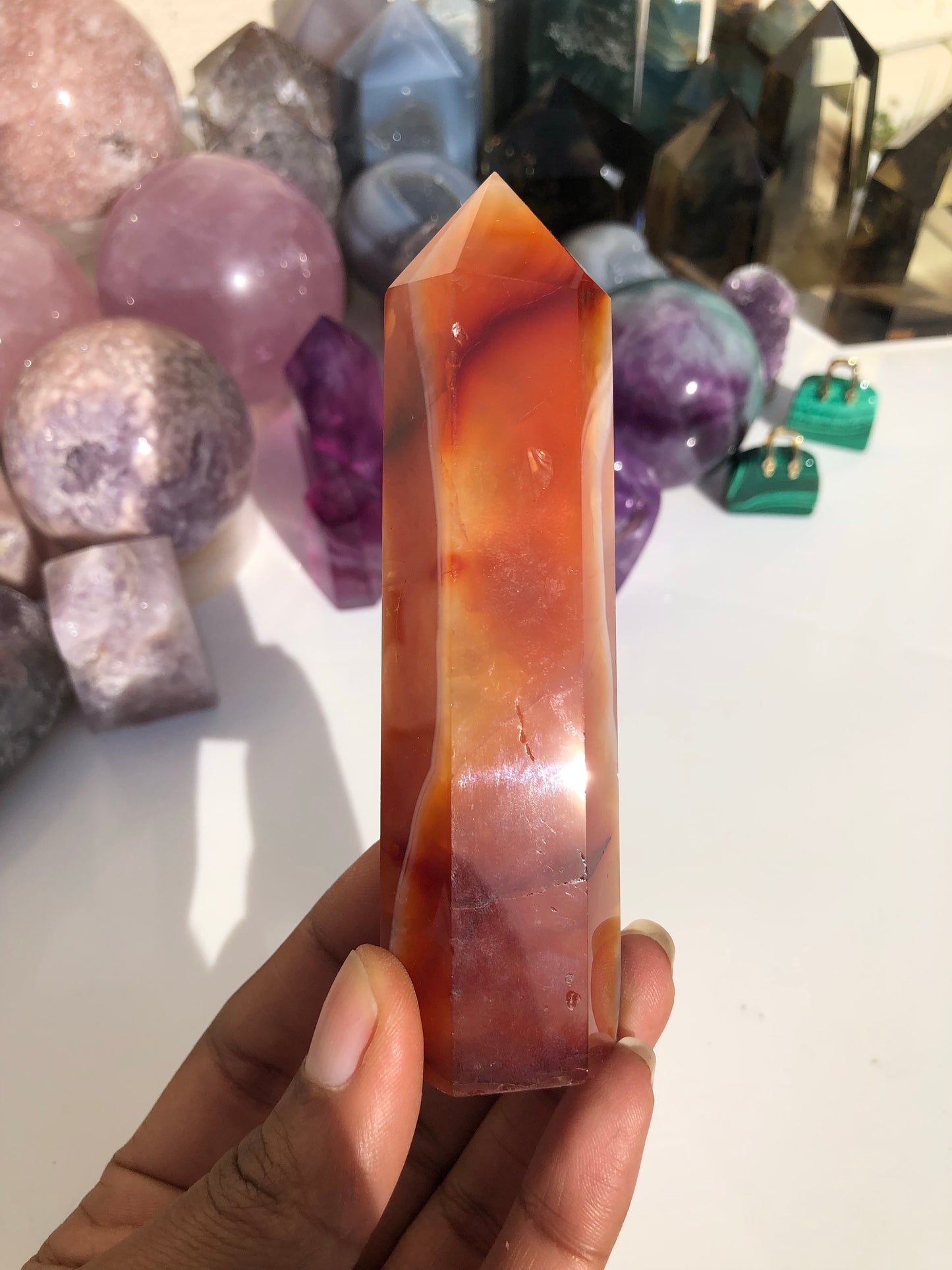 Carnelian x Agate Tower