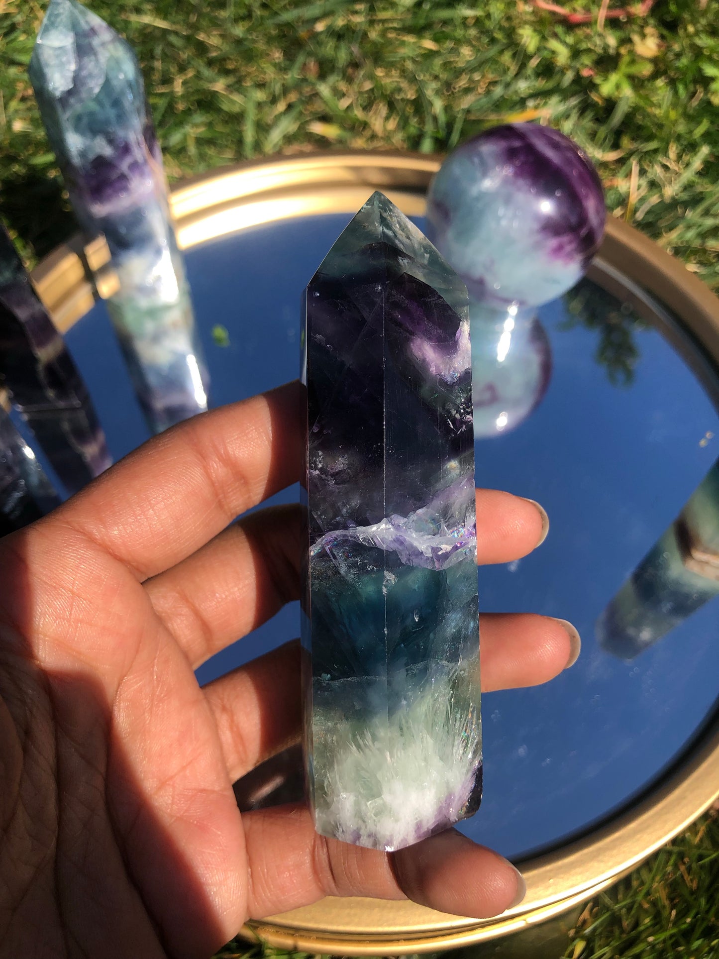 Rainbow Flourite Towers
