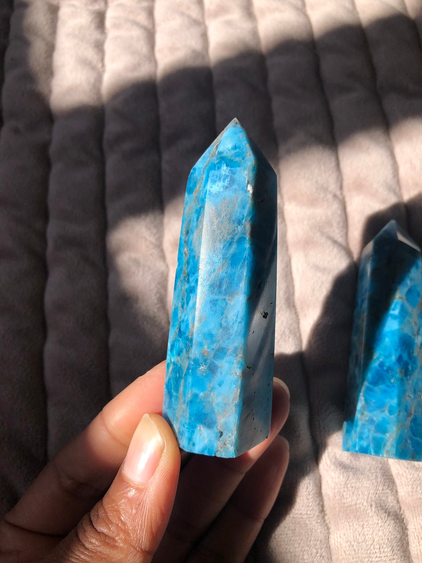 Blue Apatite Towers