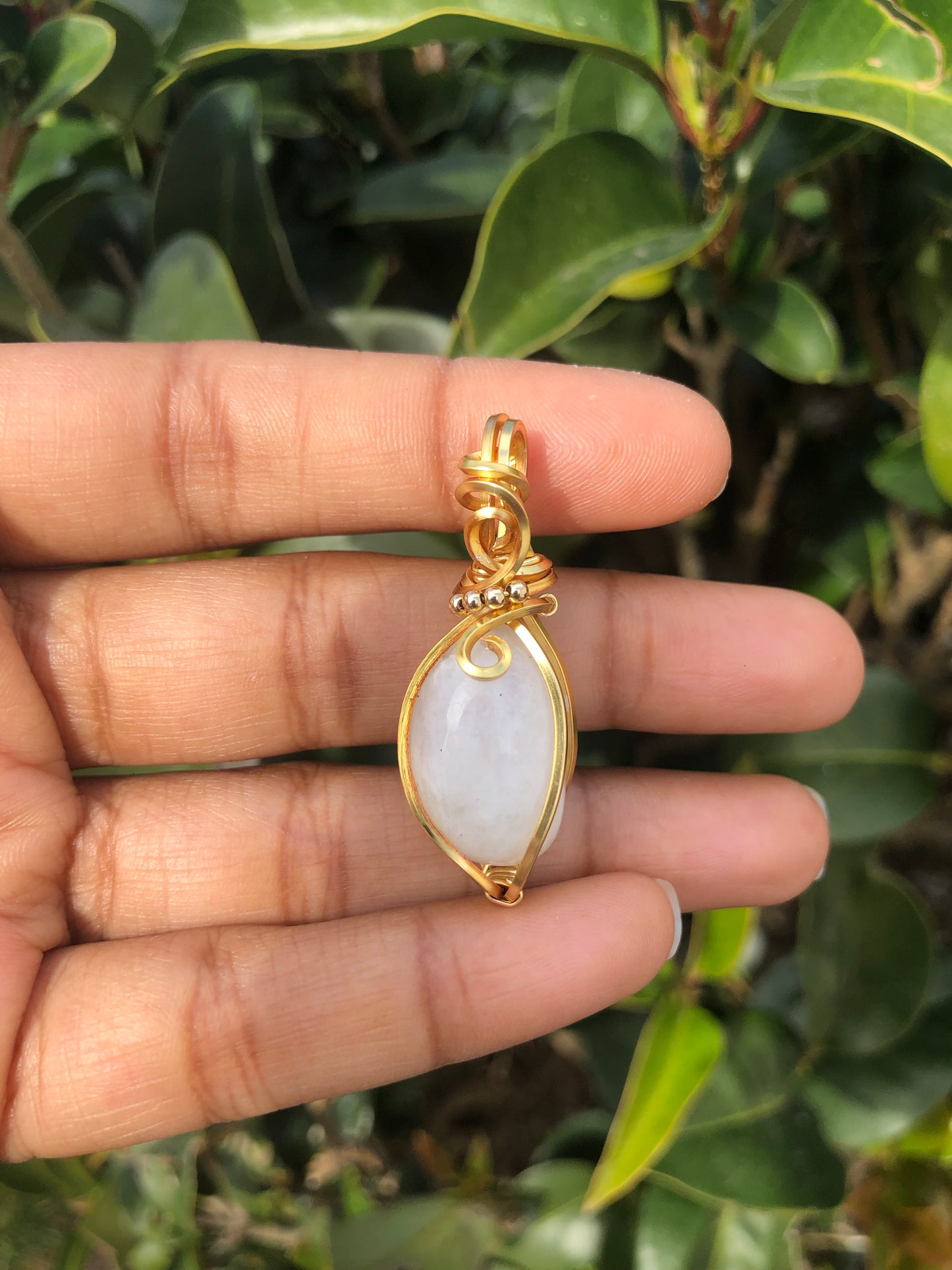 Rainbow Moonstone Necklace