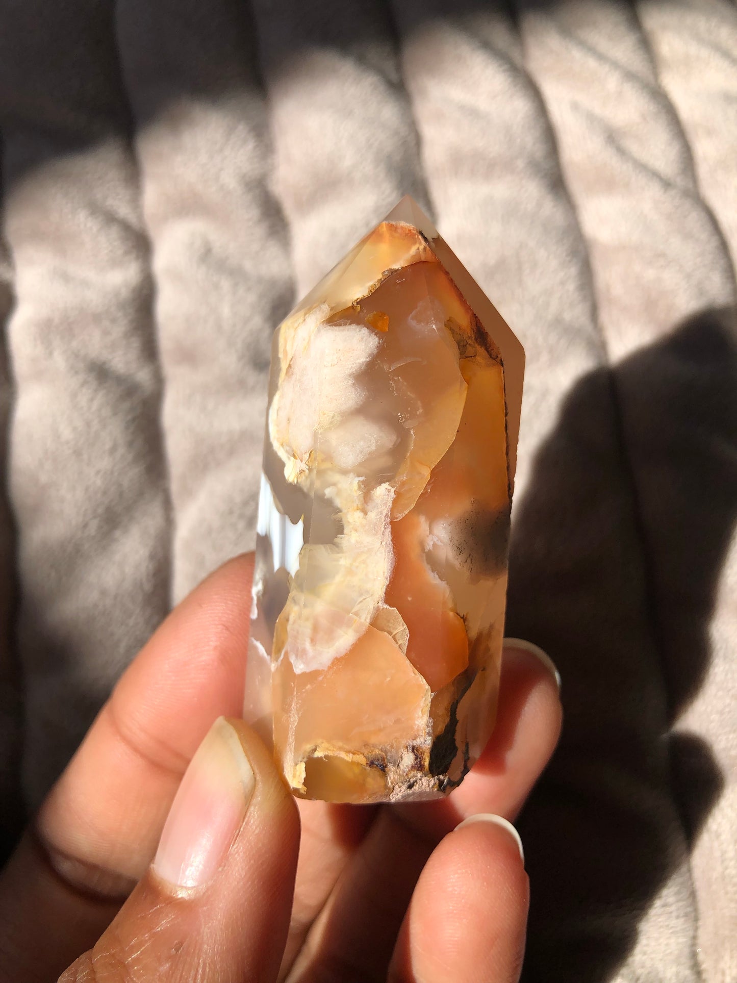 Flower agate towers