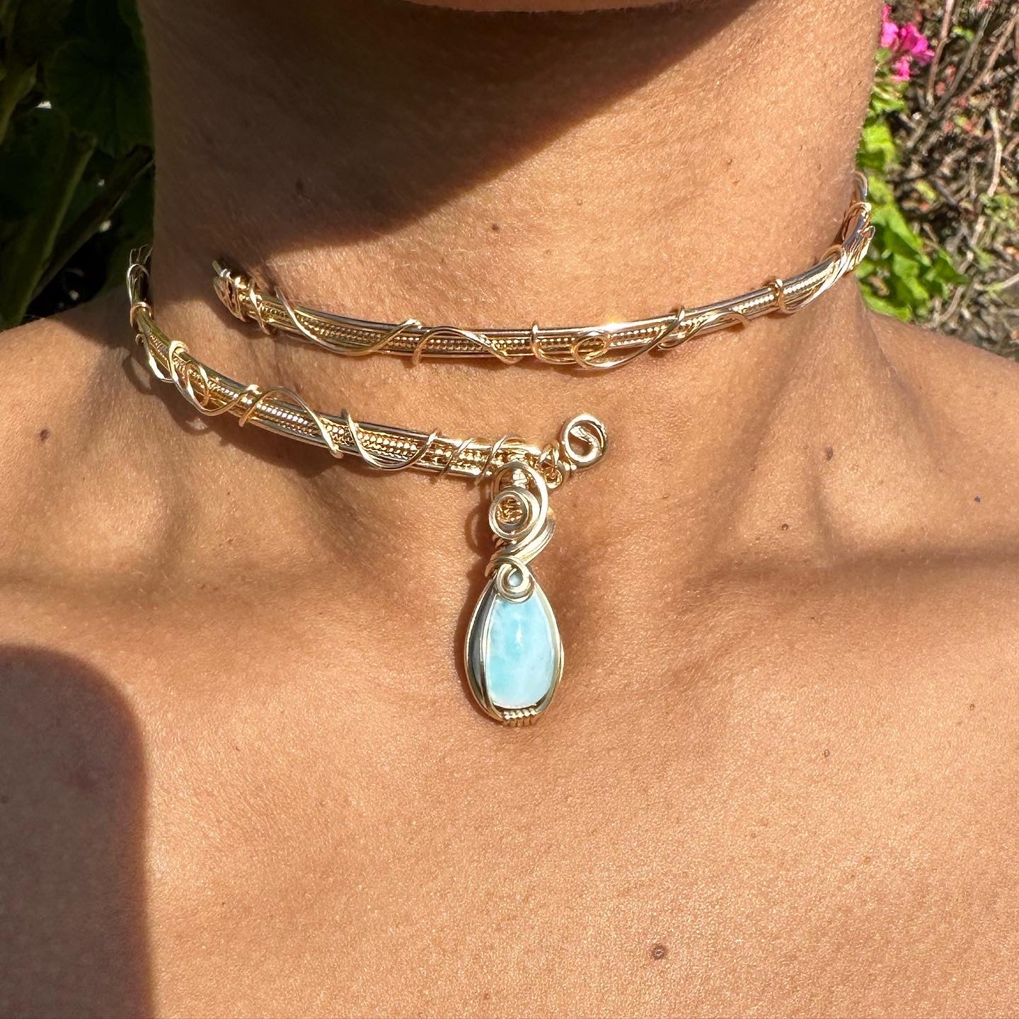 Larimar Choker