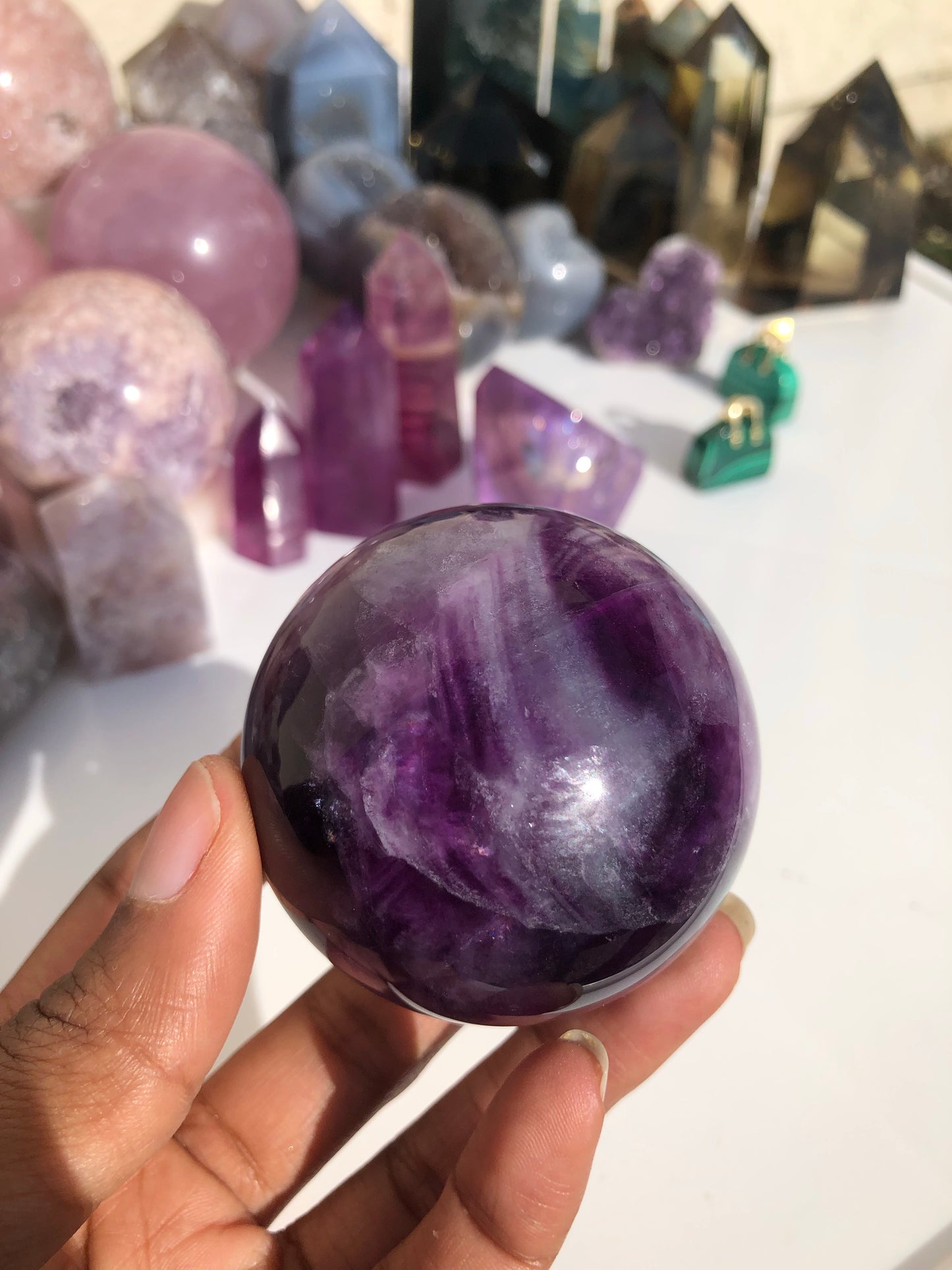Fluorite Sphere