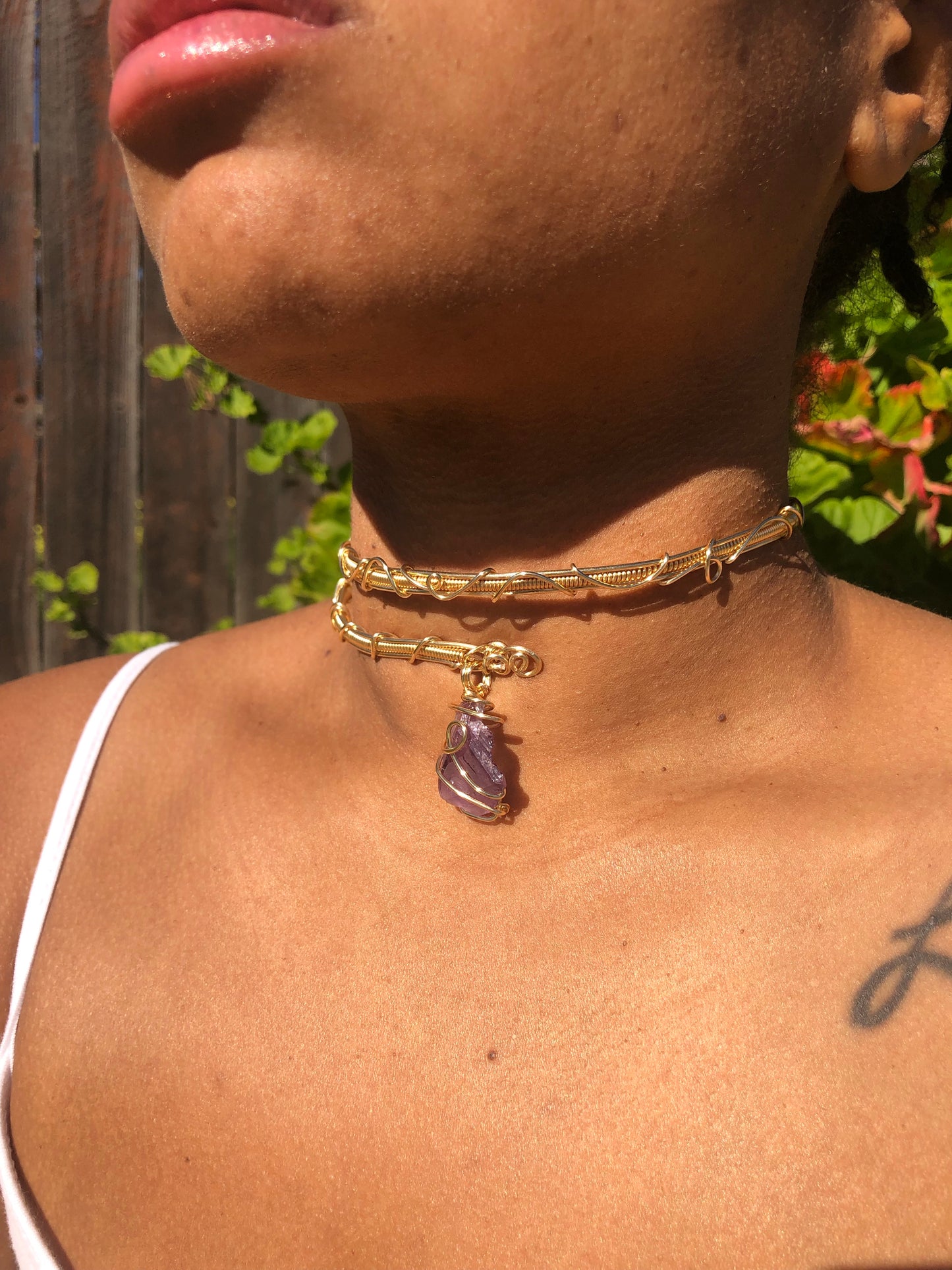 Amethyst Choker