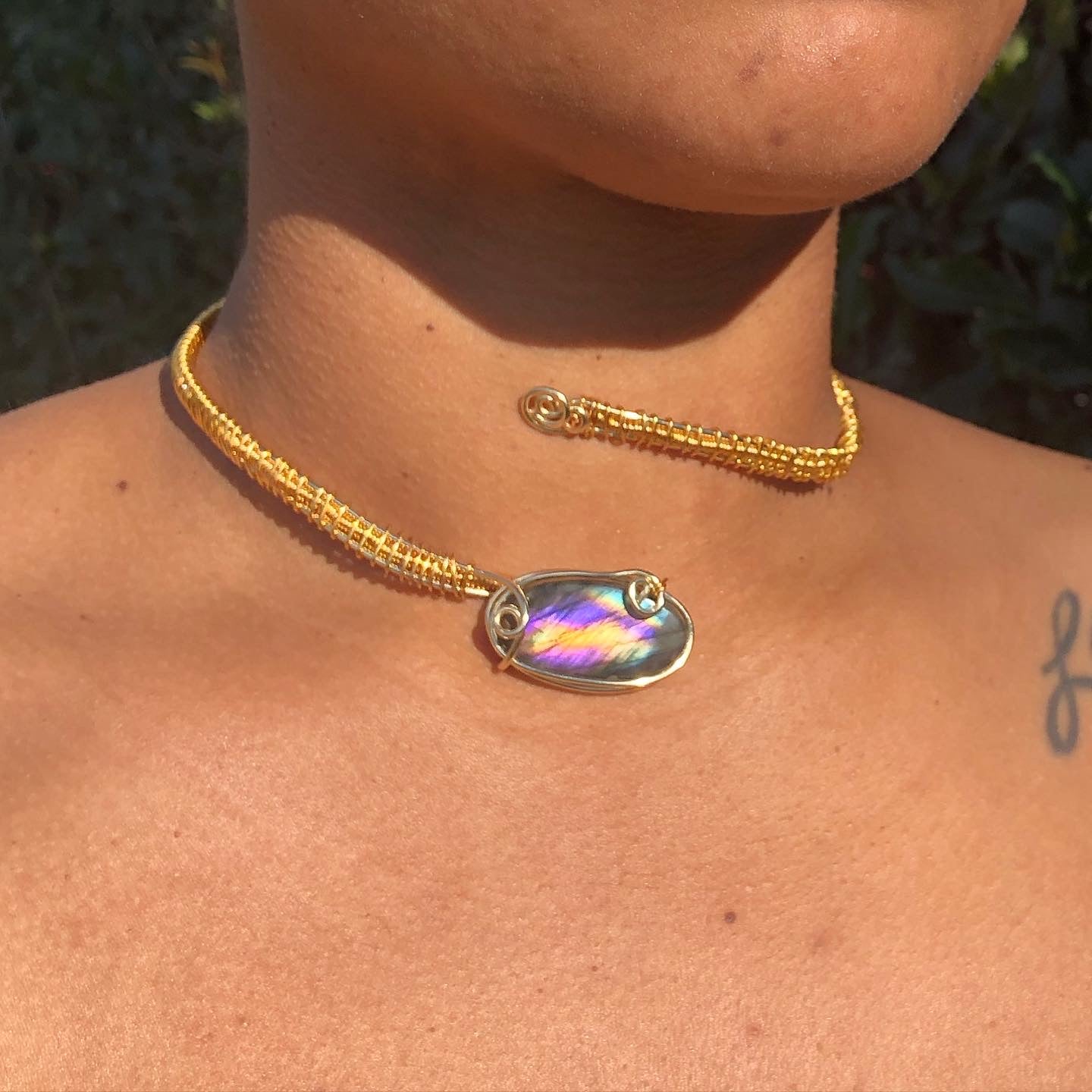 Labradorite Choker