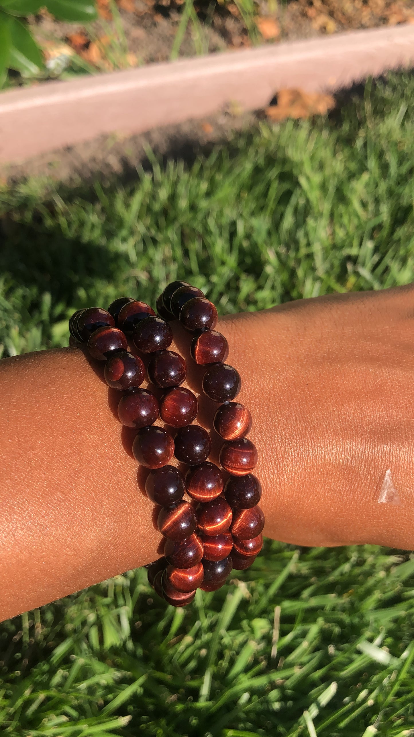 Red Tigers eye Bracelet