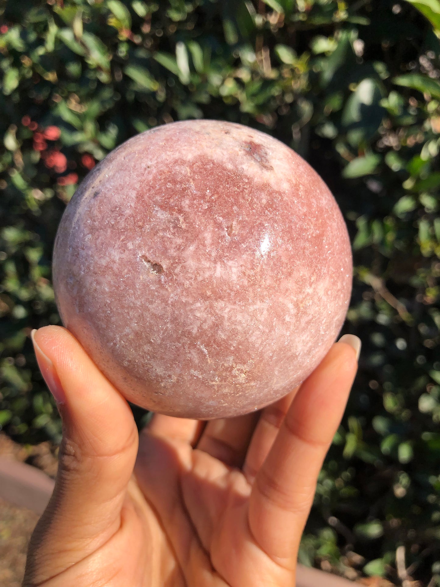 Pink Amethyst Druzy Sphere