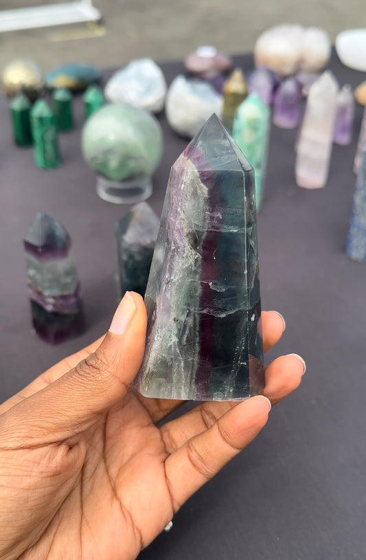 Fluorite tower