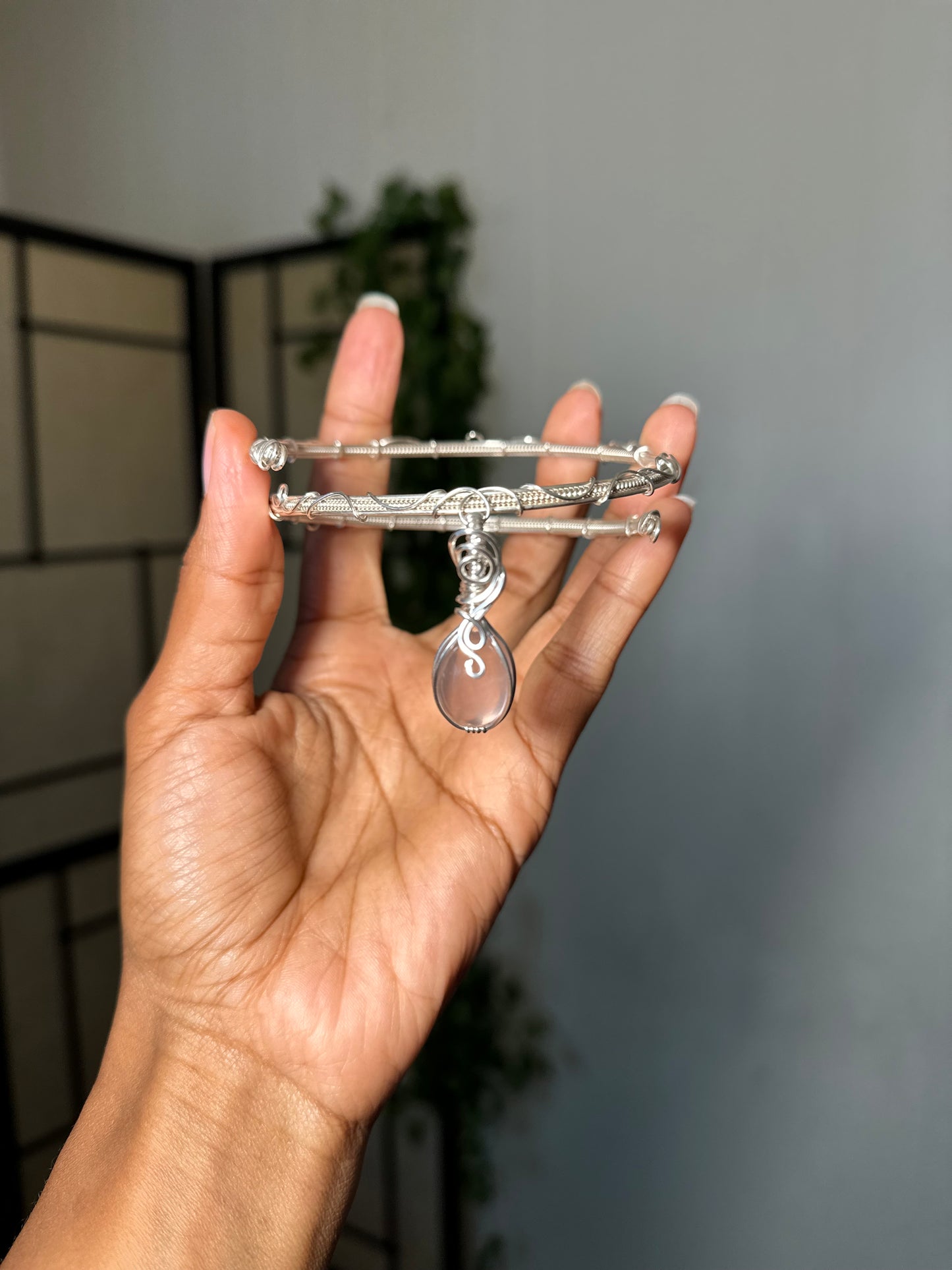 Rose Quartz Choker