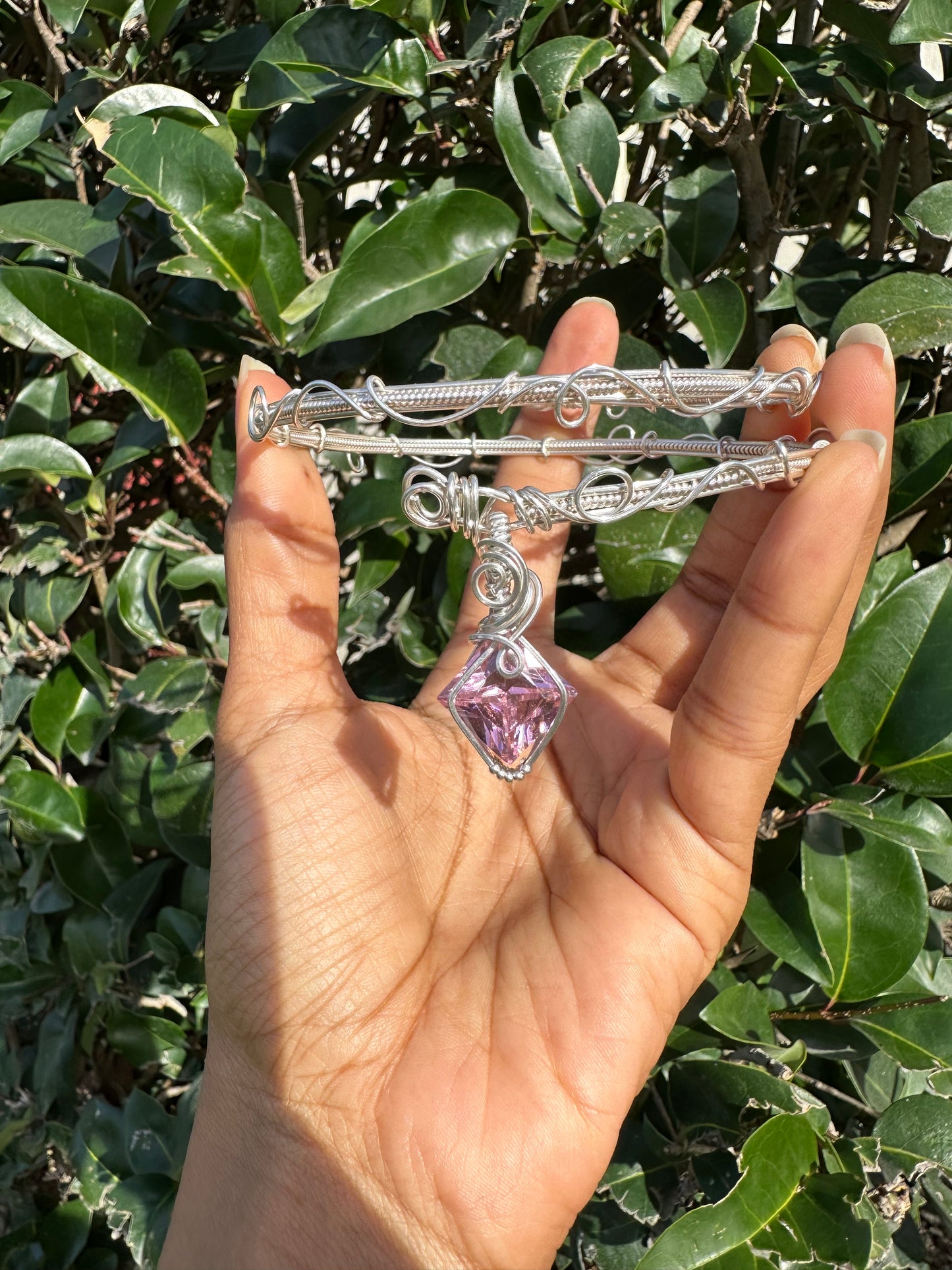 Pink Zircon Choker