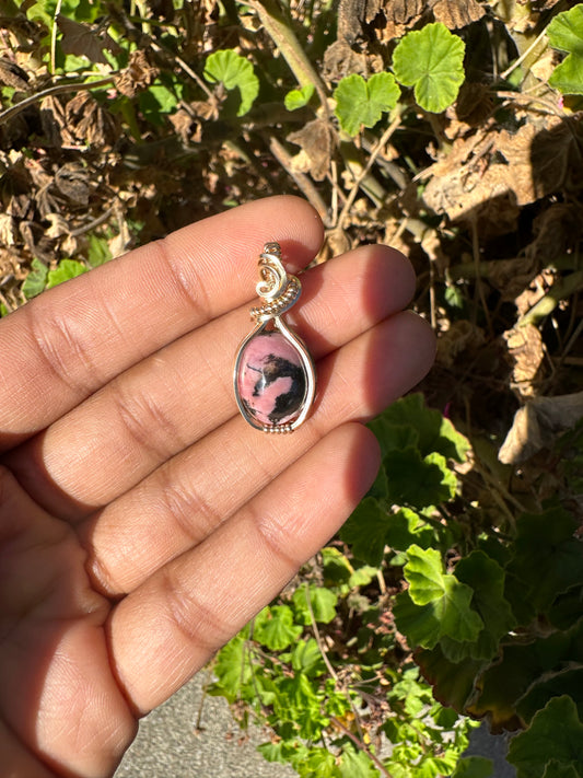 Rhodonite necklace