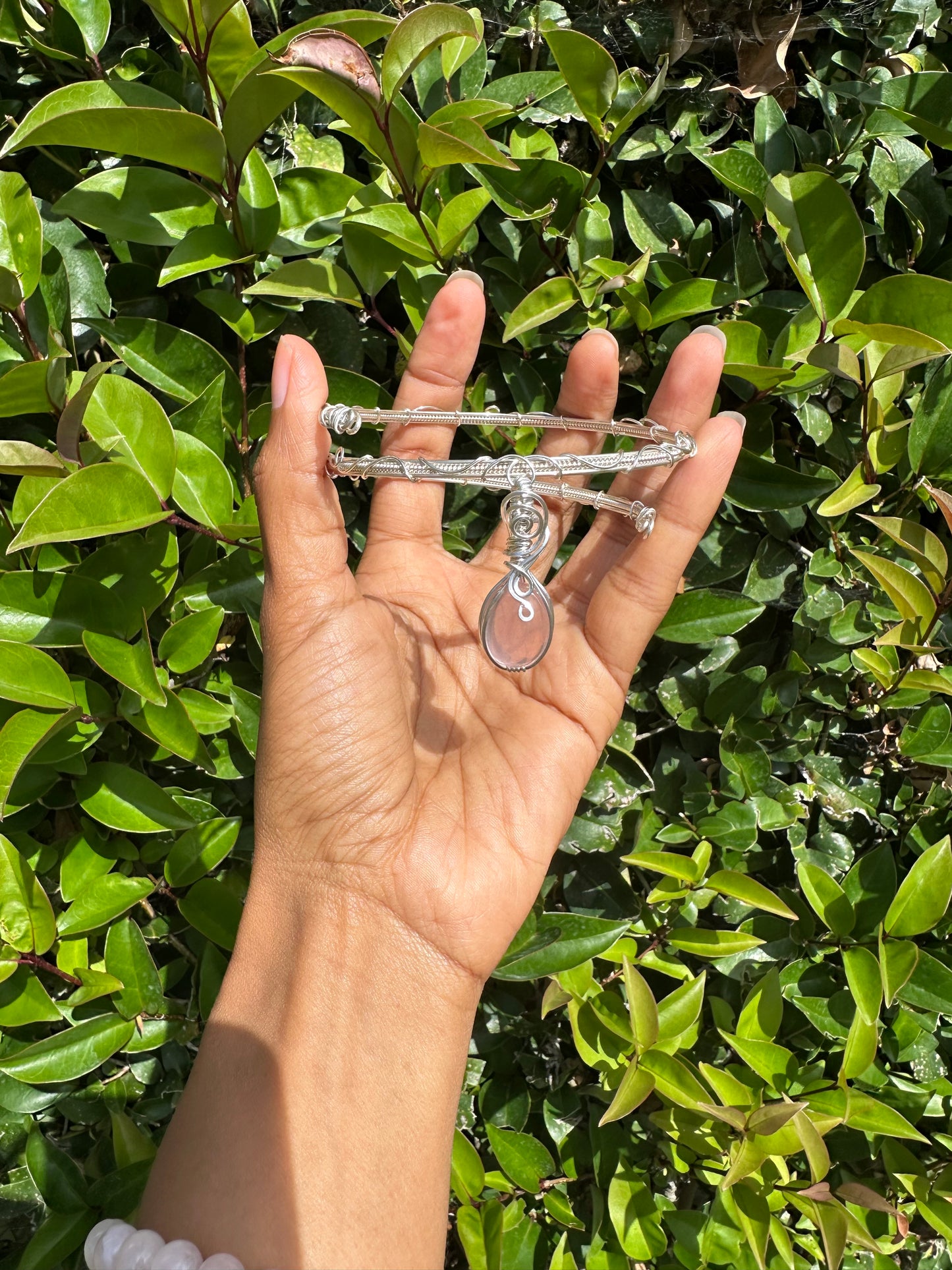 Rose Quartz Choker