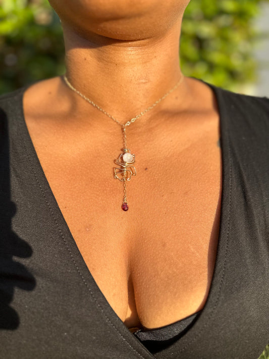 Spider necklace