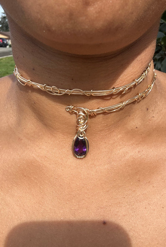 Purple Reign Choker