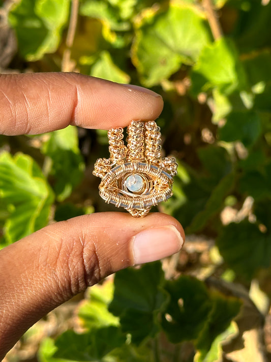 Hamsa necklace