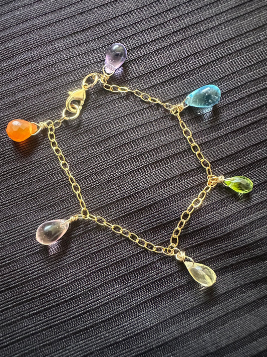 Mini Chakra Charm Bracelet