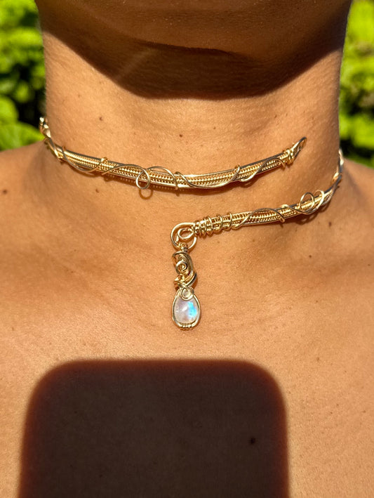 Moonstone Choker