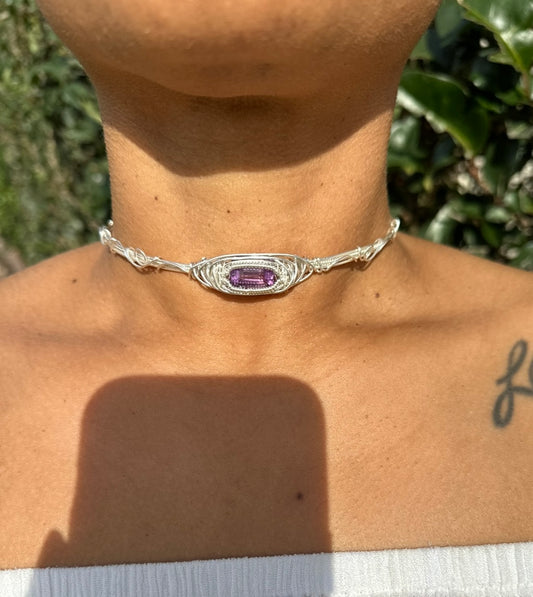 Amethyst Choker