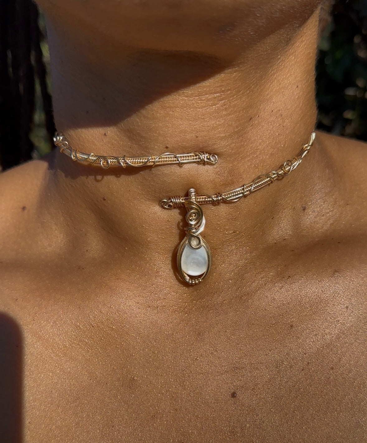 Mother Of Pearl Choker