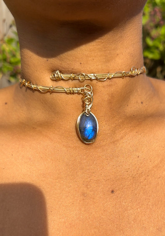 Labradorite Choker