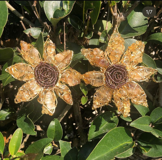 Sun Flower Earrings / Sun Catchers