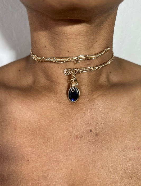 Sapphire Choker