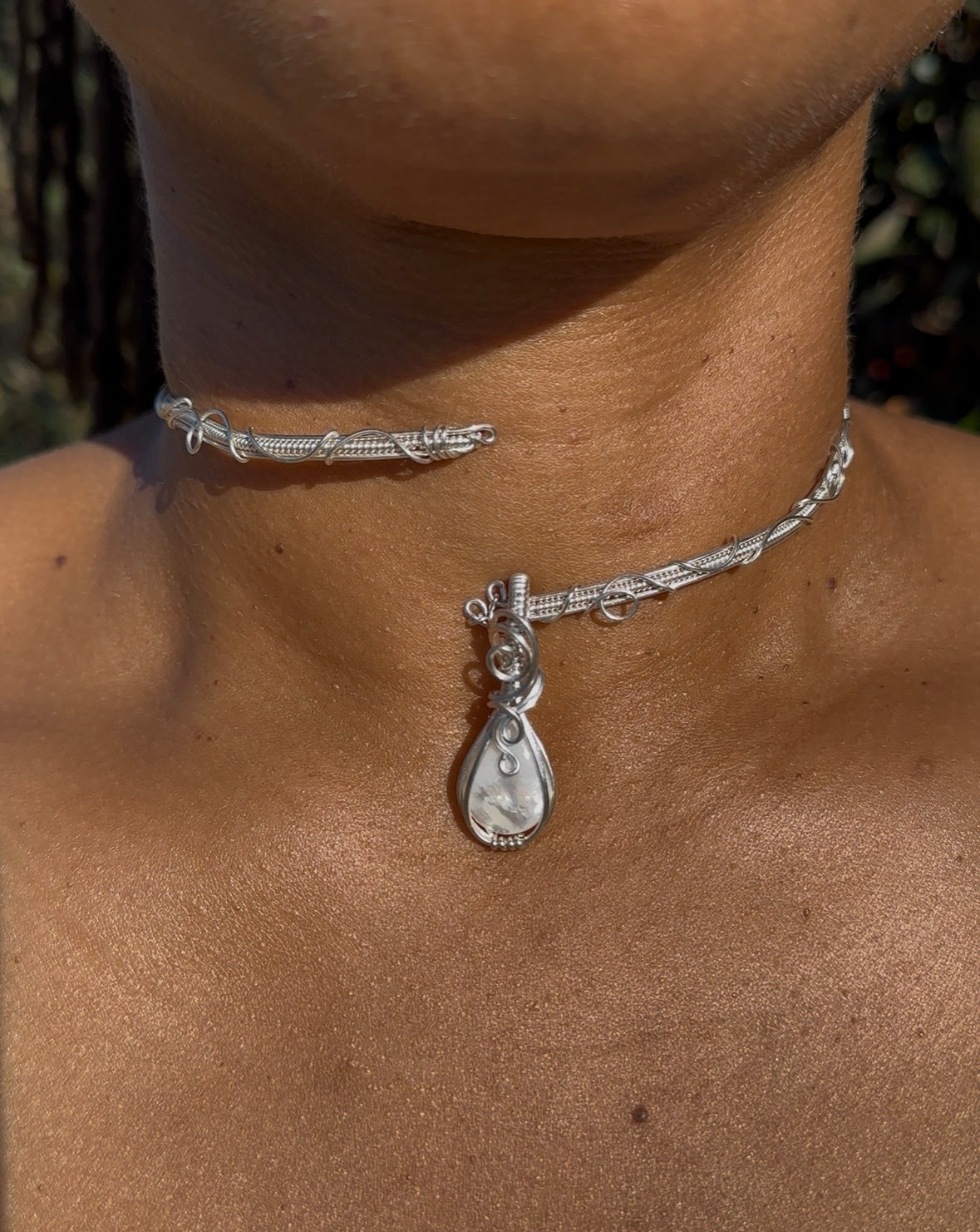 Mother Of Pearl Choker