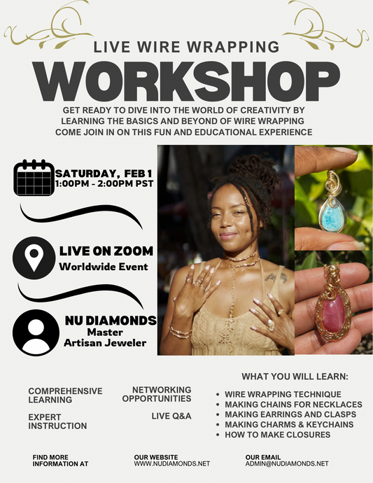 Live Wire Wrapping Workshop Class