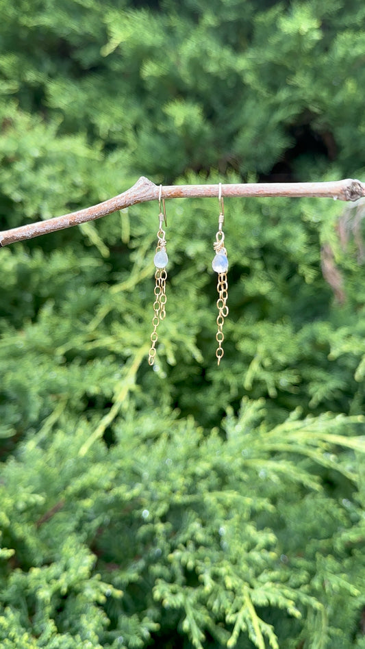 Moon Drop earrings