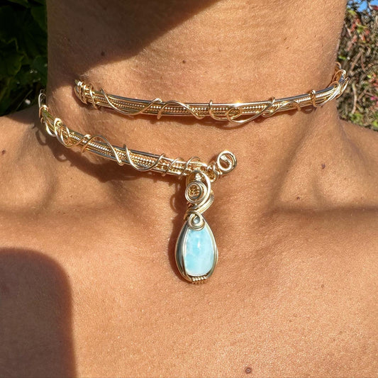 Larimar Choker