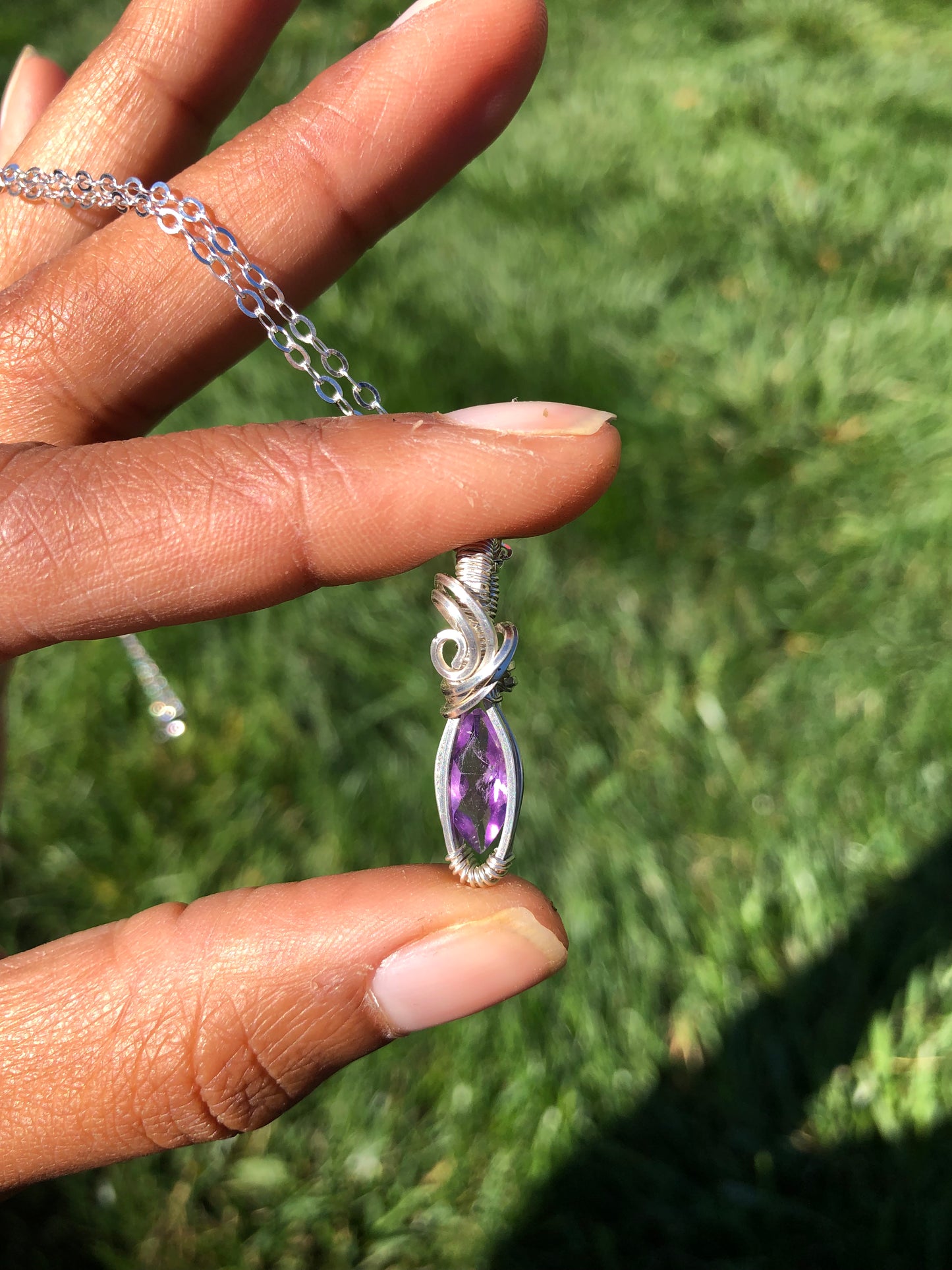 Amethyst necklace