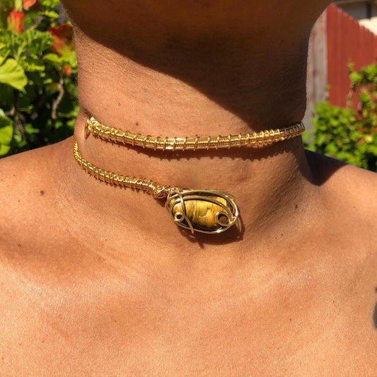 Tiger Eye Choker