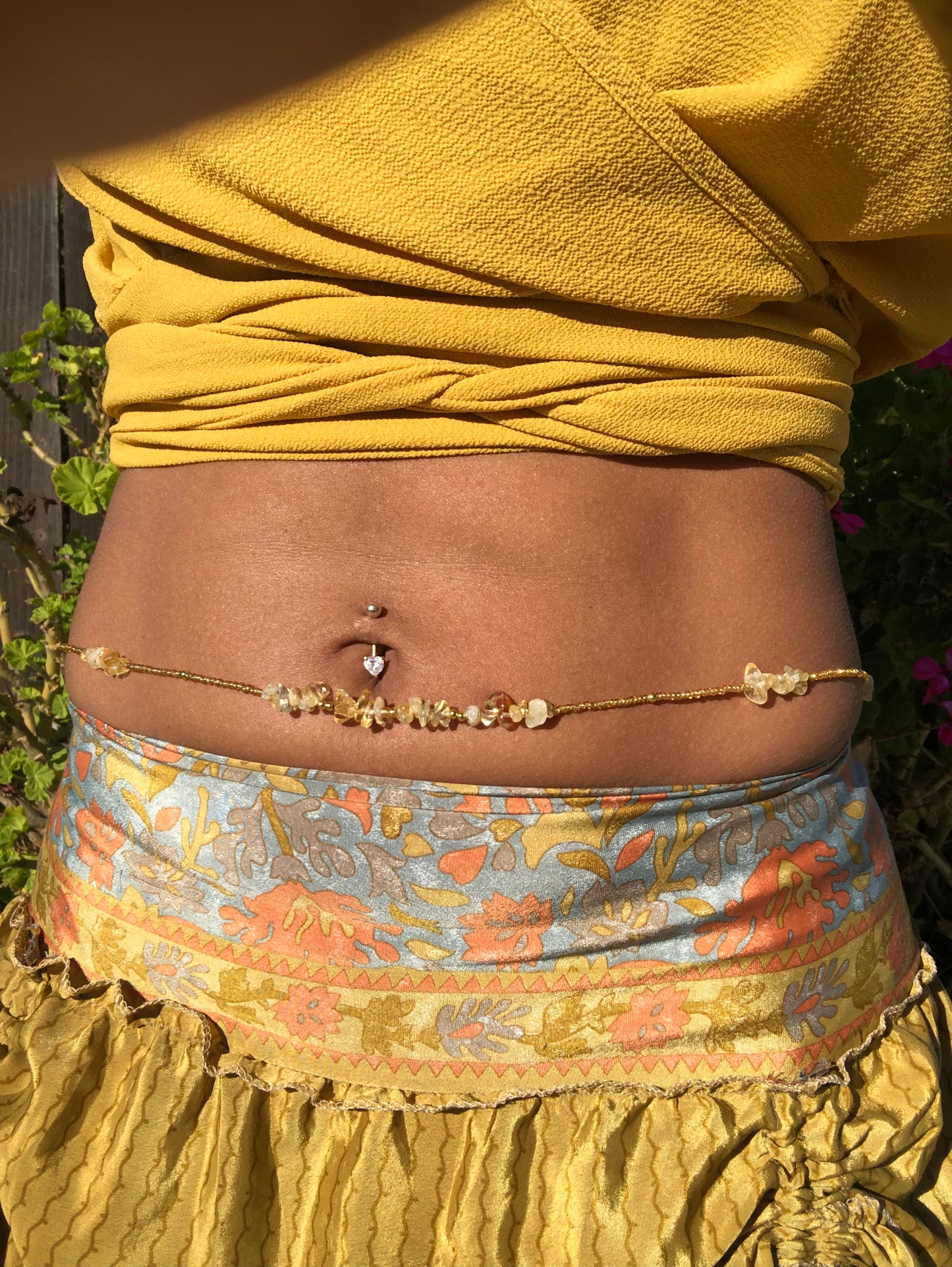 Golden Goddess waist beads