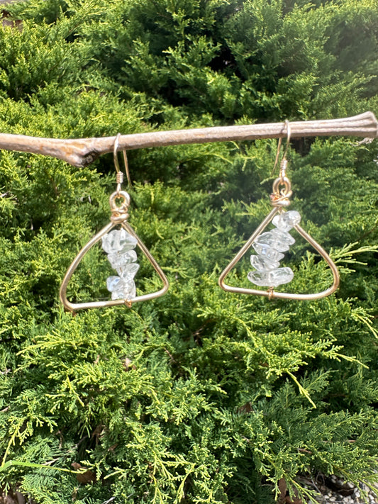 Tri earrings