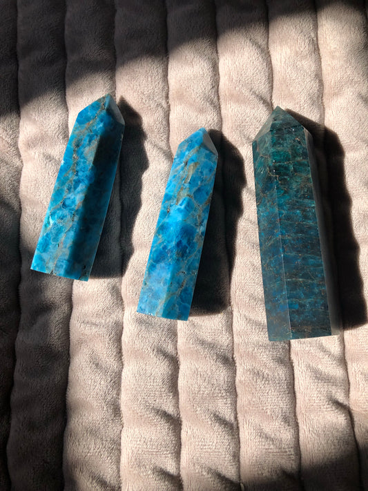 Blue Apatite Towers