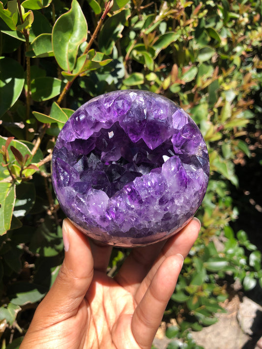 Amethyst Geode Sphere