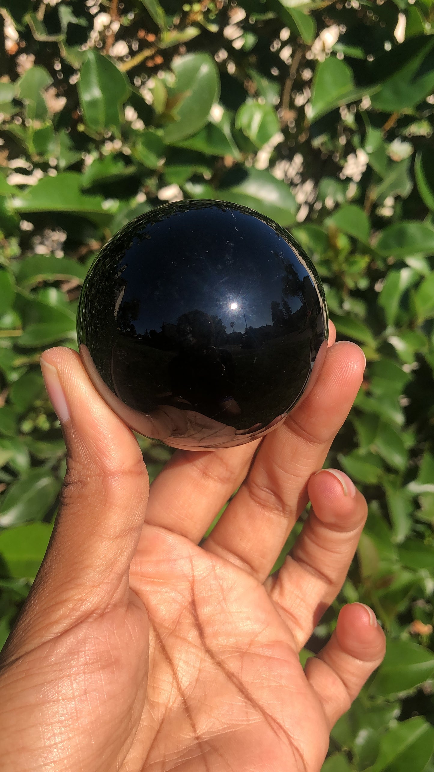 Black Obsidian Sphere