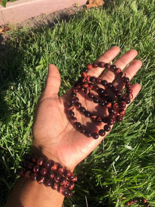 Red Tigers eye Bracelet