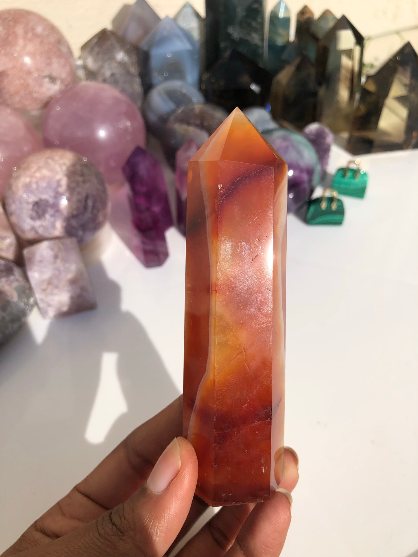 Carnelian x Agate Tower