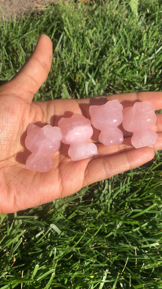 Mini Hello Kitty Rose Quartz