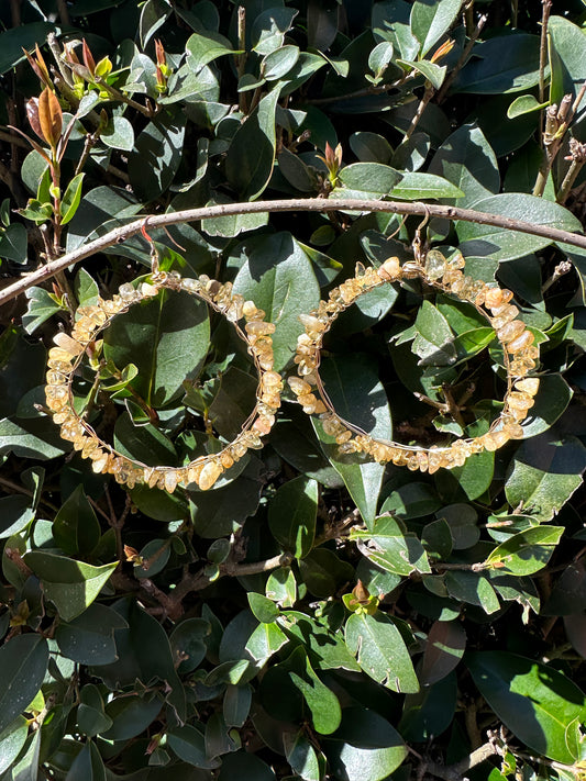 Crystal Hoop Earrings