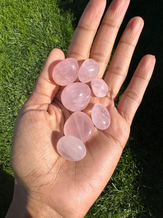 Rose Quartz Tumbles