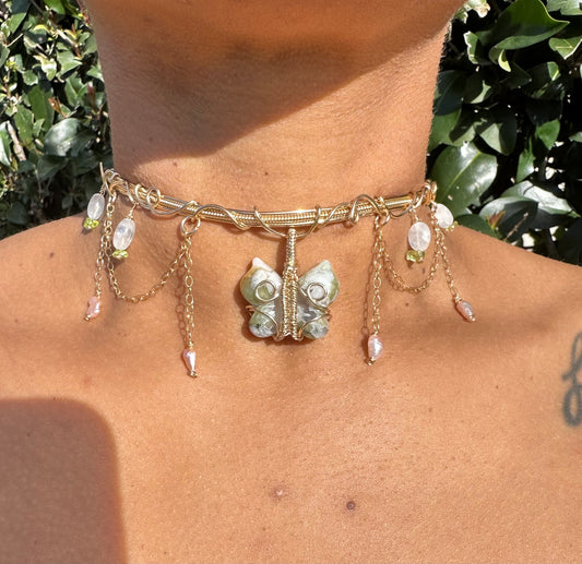 Butterfly Goddess Choker