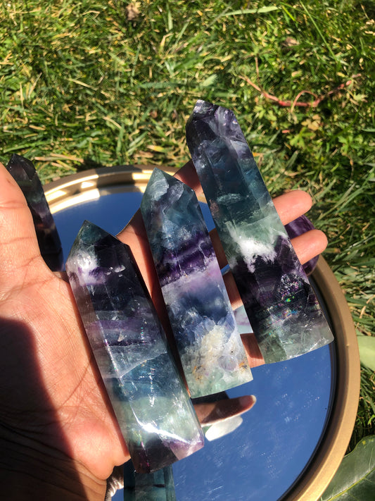 Rainbow Flourite Towers