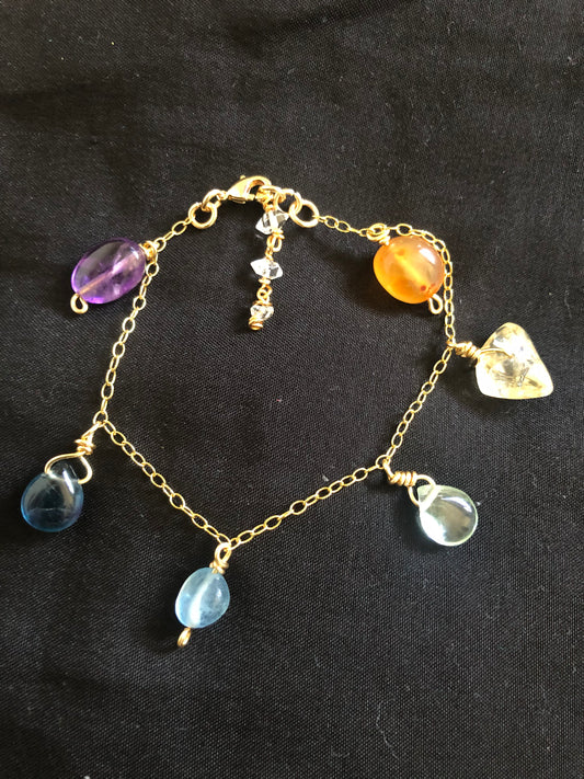 Chakra Charm Bracelet